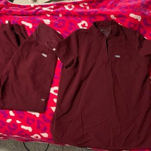 Figs Maternity Scrub Set